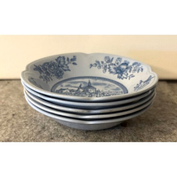 5 Vintage Johnson Brothers 5" Tulip Time Berry/Dessert Bowls  # 3025 - Picture 4 of 6